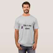 T-shirt mon clone (Devant entier)