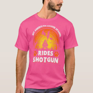 T-shirt Mon Cocker américain Spaniel Chien Ride Sorcière S