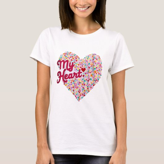 T-shirt Mon coeur (Devant)