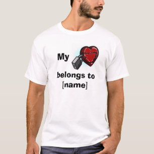 T-shirt Mon coeur appartient à…