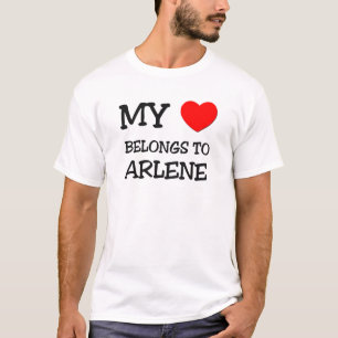 T-shirt Mon coeur appartient à ARLENE