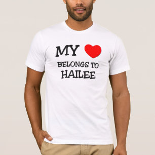 T-shirt Mon coeur appartient à HAILEE