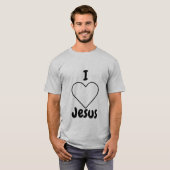 T-shirt Mon coeur appartient à Jésus (Devant entier)