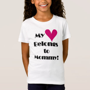 T-Shirt Mon coeur appartient à la maman