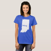 T-shirt Mon coeur appartient à l'Indiana (Devant entier)