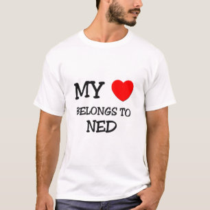 T-shirt Mon coeur appartient à Ned