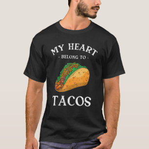 T-shirt Mon Coeur Appartient À Tacos Cinco de Mayo Mexican