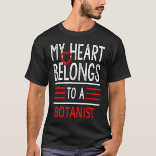 T-shirt Mon coeur appartient à un botaniste