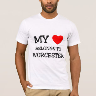 T-shirt Mon coeur appartient à WORCESTER