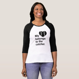 T-shirt Mon coeur appartient au receveur