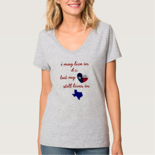 T-shirt Mon COEUR appartient dans le TEXAS, personnalisent