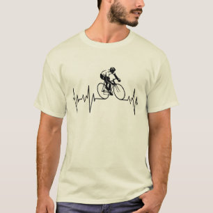 T-shirt Mon coeur bat pour le vélo