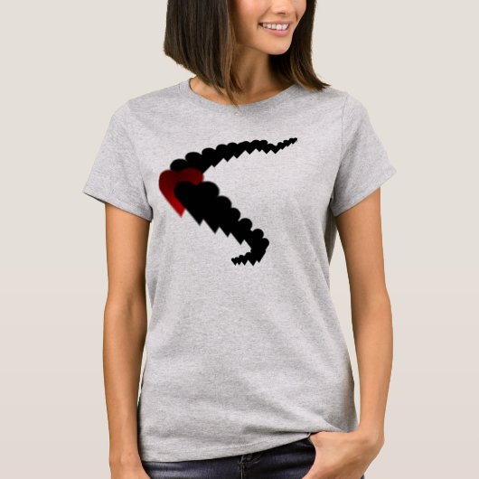 T-shirt Mon coeur battant (Devant)