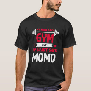 T-shirt Mon Coeur Dit Dumplings Entraînement Humour Gym Du