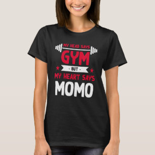 T-shirt Mon Coeur Dit Dumplings Entraînement Humour Gym Du