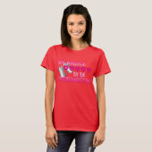 T-shirt Mon coeur est en Afghanistan (Devant entier)