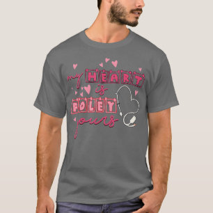 T-shirt Mon Coeur Est Foley Votre Amusante Urologie Infirm