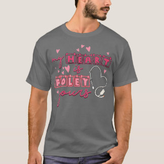 T-shirt Mon Coeur Est Foley Votre Amusante Urologie Infirm