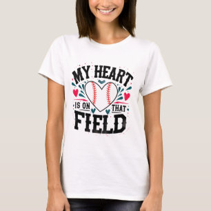 T-shirt Mon Coeur Est Sur Cette Chemise De Fer Tee de ba