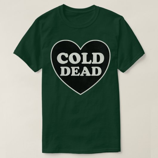T-shirt Mon coeur froid (Design devant)