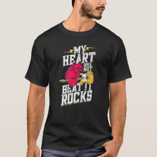 T-shirt Mon Coeur Ne bat Pas Il Frappe Electronic Rock