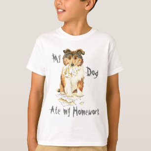 T-shirt Mon Collie A Mangé Ma Maison