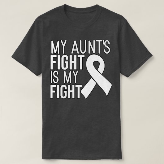 T-shirt Mon combat Auntx27s est mon combat (Design devant)
