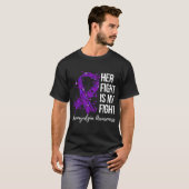 T-shirt Mon combat contre la fibromyalgie 2 (Devant entier)