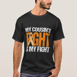 T-shirt Mon combat contre les cousins est ma lutte contre 