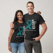 T-shirt Mon combat de femmes est ma lutte Scleroderma sens (Unisexe)