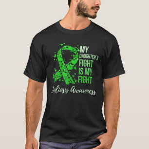T-shirt Mon combat de fille est ma lutte contre la scolios