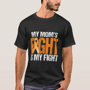T-shirt Mon combat de mères est ma lutte contre la leucémi