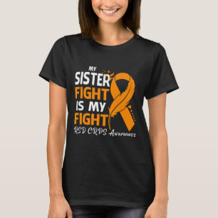 T-shirt Mon combat de soeur est mon combat Rsd Crps Sensib