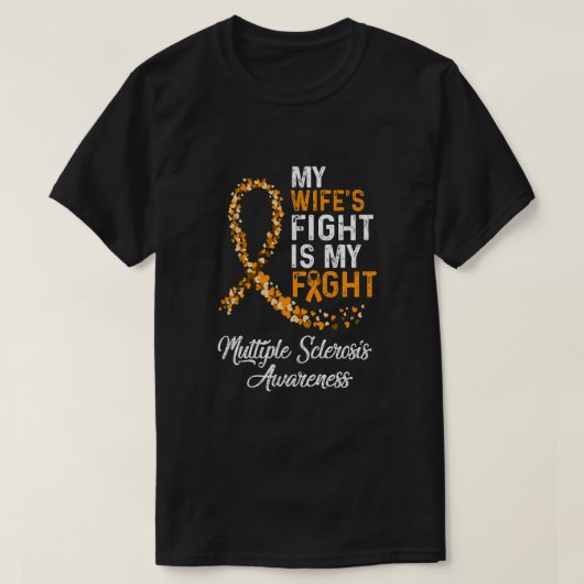 T-shirt Mon combat des femmes est mon combat contre la scl (Design devant)
