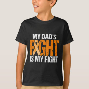 T-shirt Mon combat des papas est mon combat contre la leuc