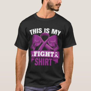T-shirt Mon combat Fibromyalgia Fighter Support est fort