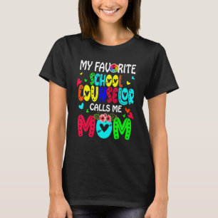 T-shirt Mon Conseiller Scolaire Préféré M'Appelle Maman Cu