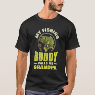 T-shirt Mon Copain de Pêche M'appelle Papapa Pêche à la Mo