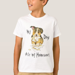 T-shirt Mon corgi de Gallois de Pembroke a mangé mon