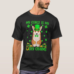 T-shirt Mon Corgi Est Mon Charme Chanceux Corgi Chien St P