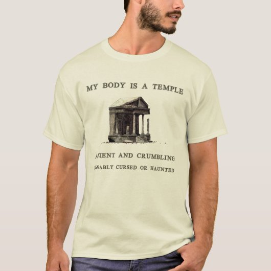 T-shirt Mon corps est un temple (Devant)