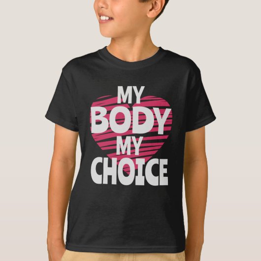 T-shirt Mon corps Mon choix (Devant)