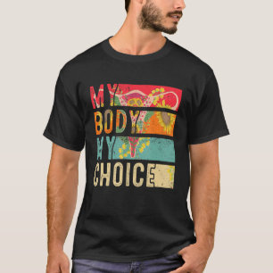 T-shirt Mon Corps Mon Choix Drapeau États-Unis Féministe D