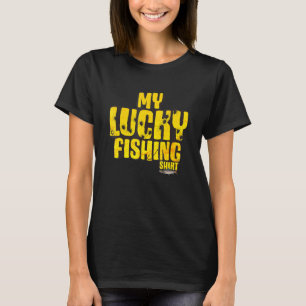 T-shirt Mon costume de pêche chanceux - Poisson d'eau douc