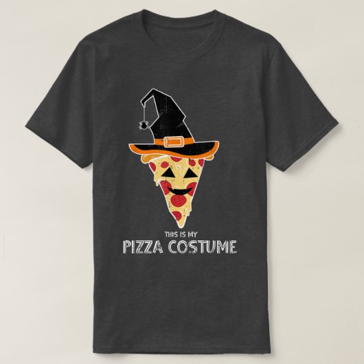 T-shirt Mon costume de sorcière de pizza Nourriture italie (Design devant)