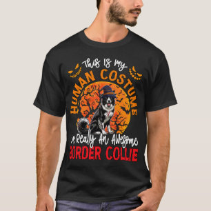 T-shirt Mon costume d'humain est vraiment un super Border