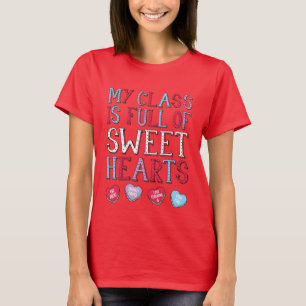 T-shirt Mon Cours Est Plein D'Enseignant D'Amour