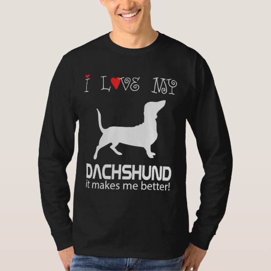 T-shirt Mon Dachshund (Devant)
