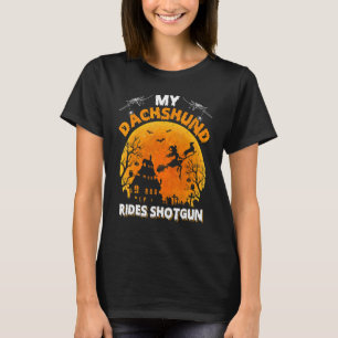 T-shirt Mon Dachshund fait du covoiturage Dachshund Chien