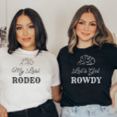 T-shirt Mon Dernier Rodeo Country Bachelorette Party Bride